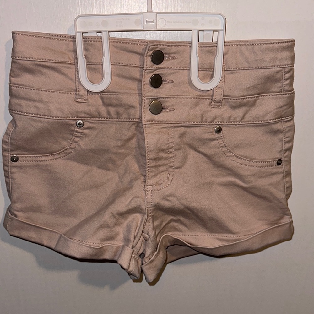 Pink high waisted shorts